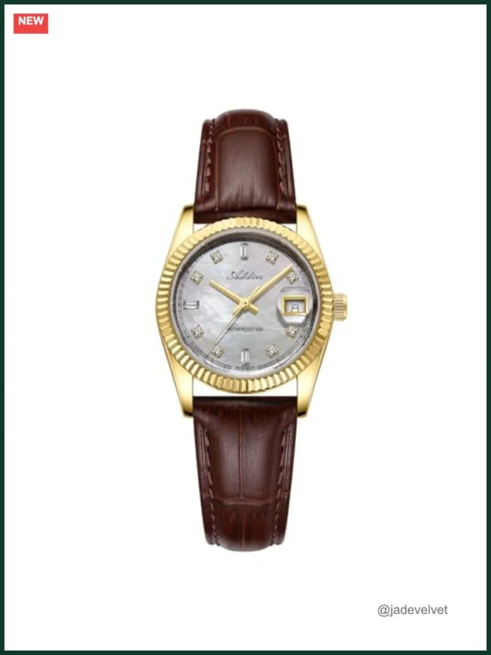 Luxury Small Wrist Watch for Women Genuine Leather Swiss Quartz 28MM